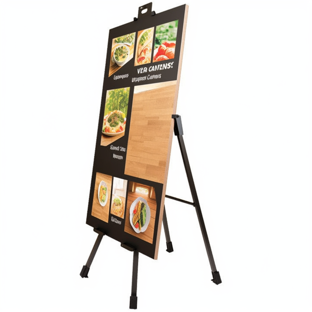 DISPLAY BOARD EASEL STAND prince custom stickers